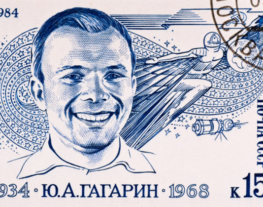 Il volo di Gagarin 1476 0 L astrofilatelia il volo di Gagarin_ok